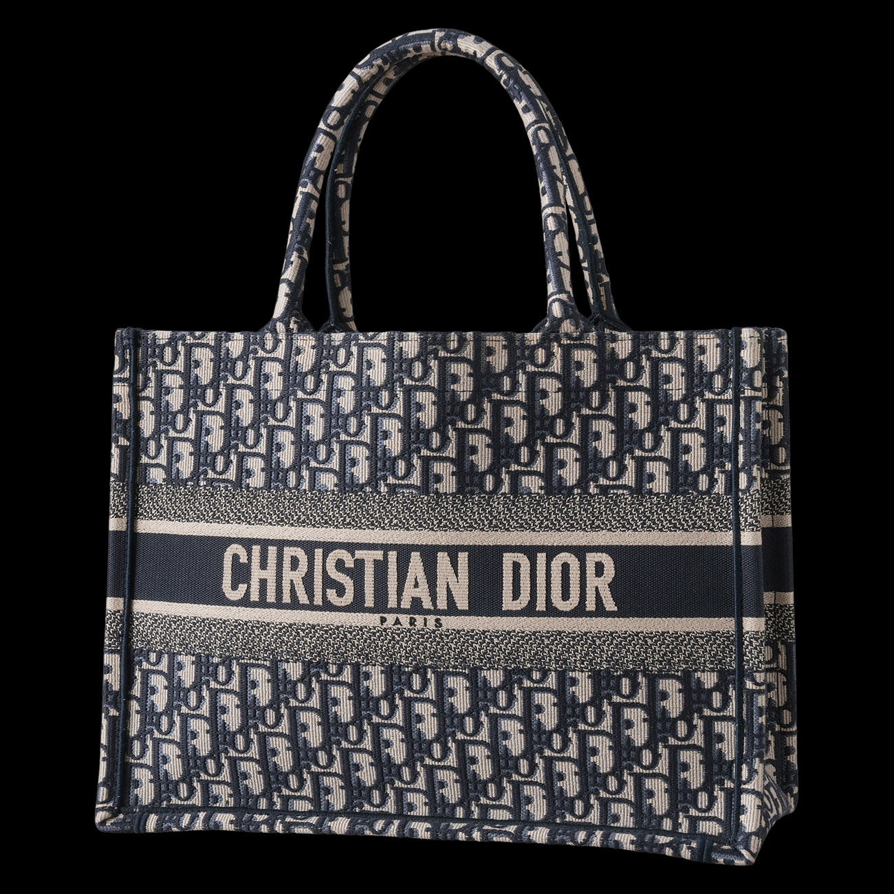 CHRISTIAN DIOR(USED)디올 오블리크 북토트 36 & 트윌리